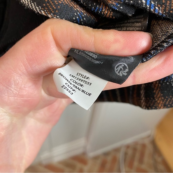 Liverpool Dickey jacket‎ Blazer brown tan blue plaid size medium - Picture 7 of 10